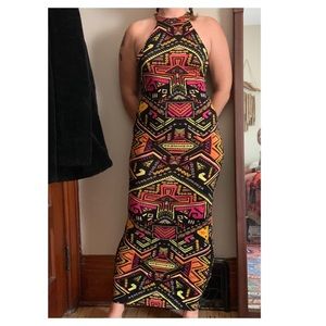 H&M Coachella sleeveless fitted maxi